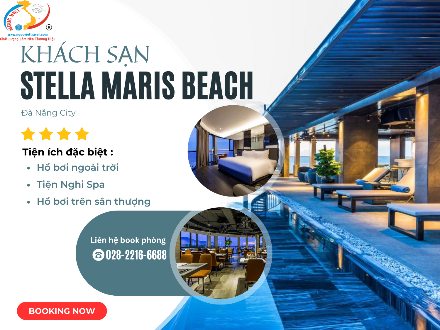 KHÁCH SẠN STELLA MARIS BEACH ĐÀ NẴNG 4 SAO